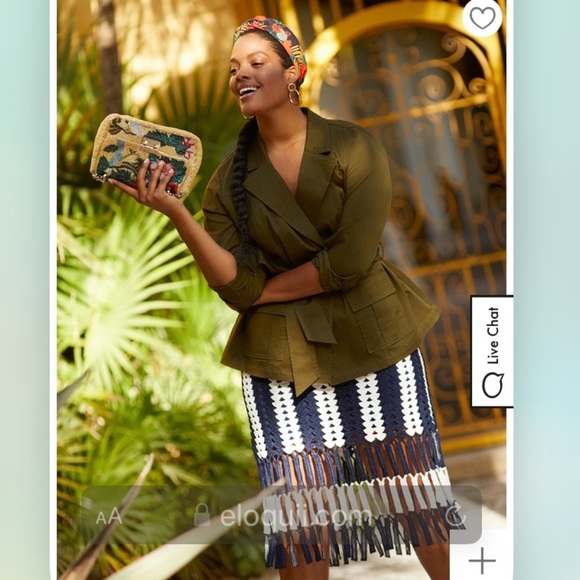 Anthropologie NWT Eva Franco Crochet MIDI Skirt Size XS. - Picture 8 of 14